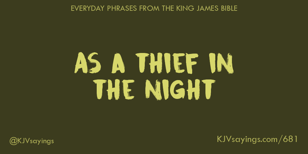 thief in the night bible
