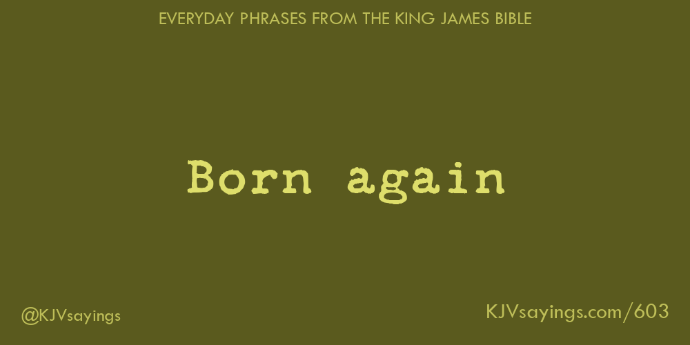 “Born again”