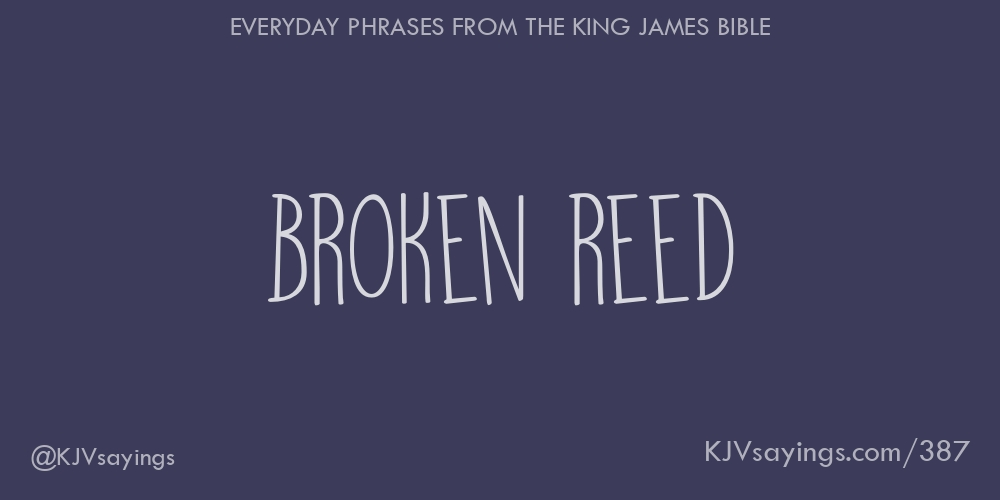 broken-reed-king-james-bible-kjv-sayings