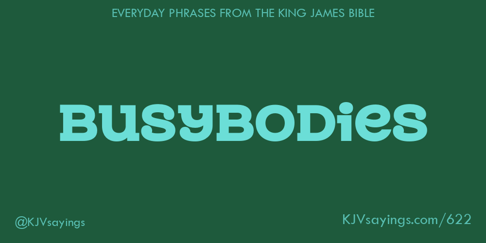 “Busybodies”