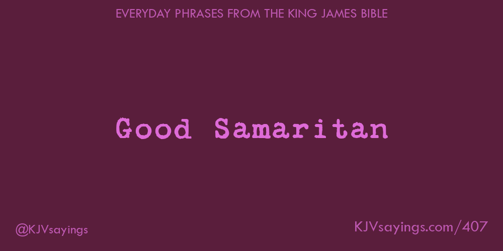 “Good Samaritan”