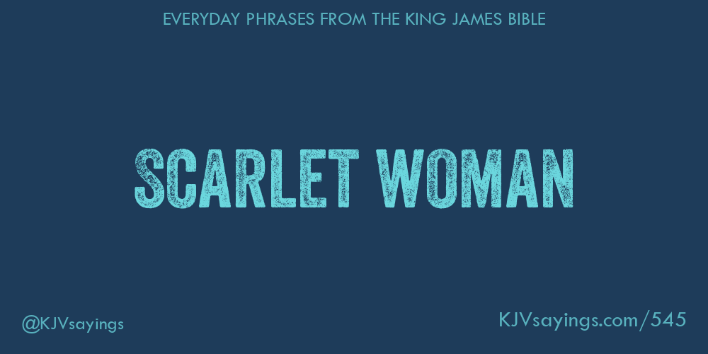 “Scarlet woman”