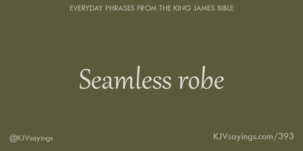 “Seamless robe”
