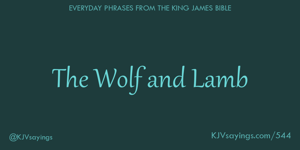 “The Wolf and Lamb”